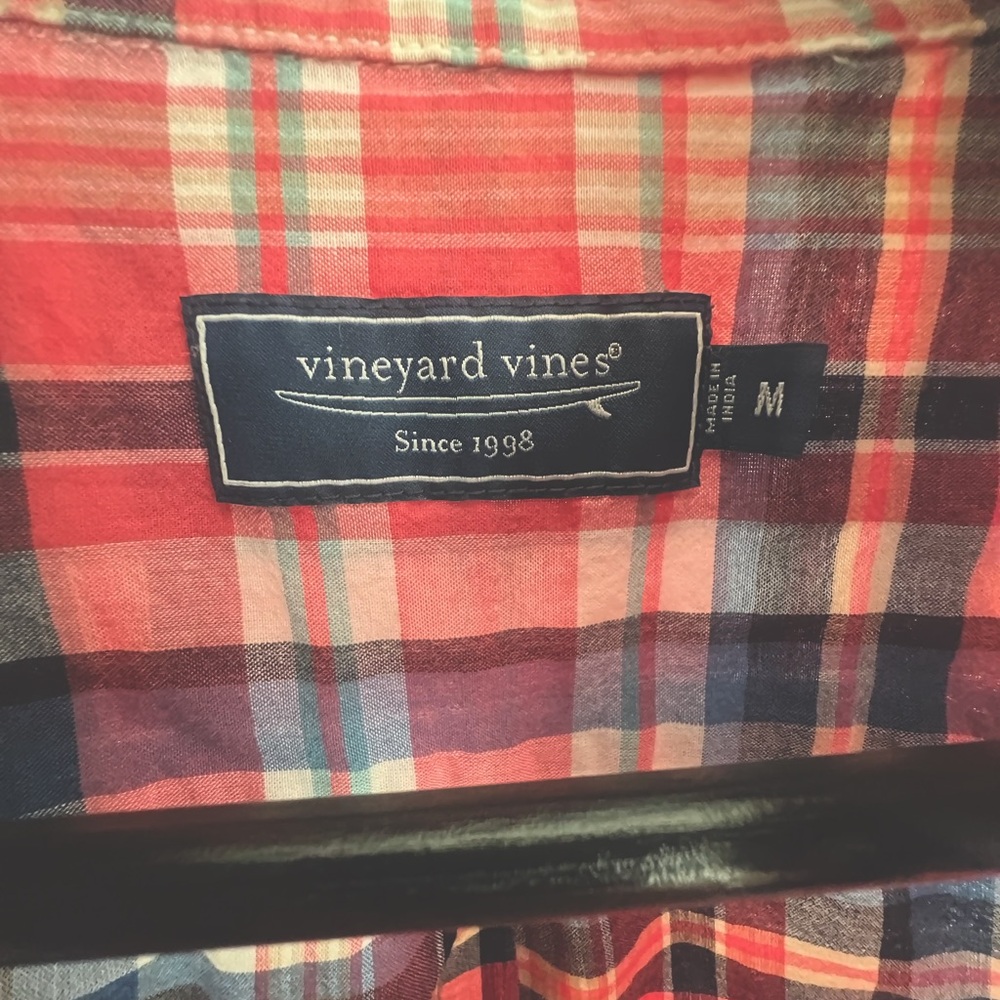 Vineyard Vines plaid cotton shirt